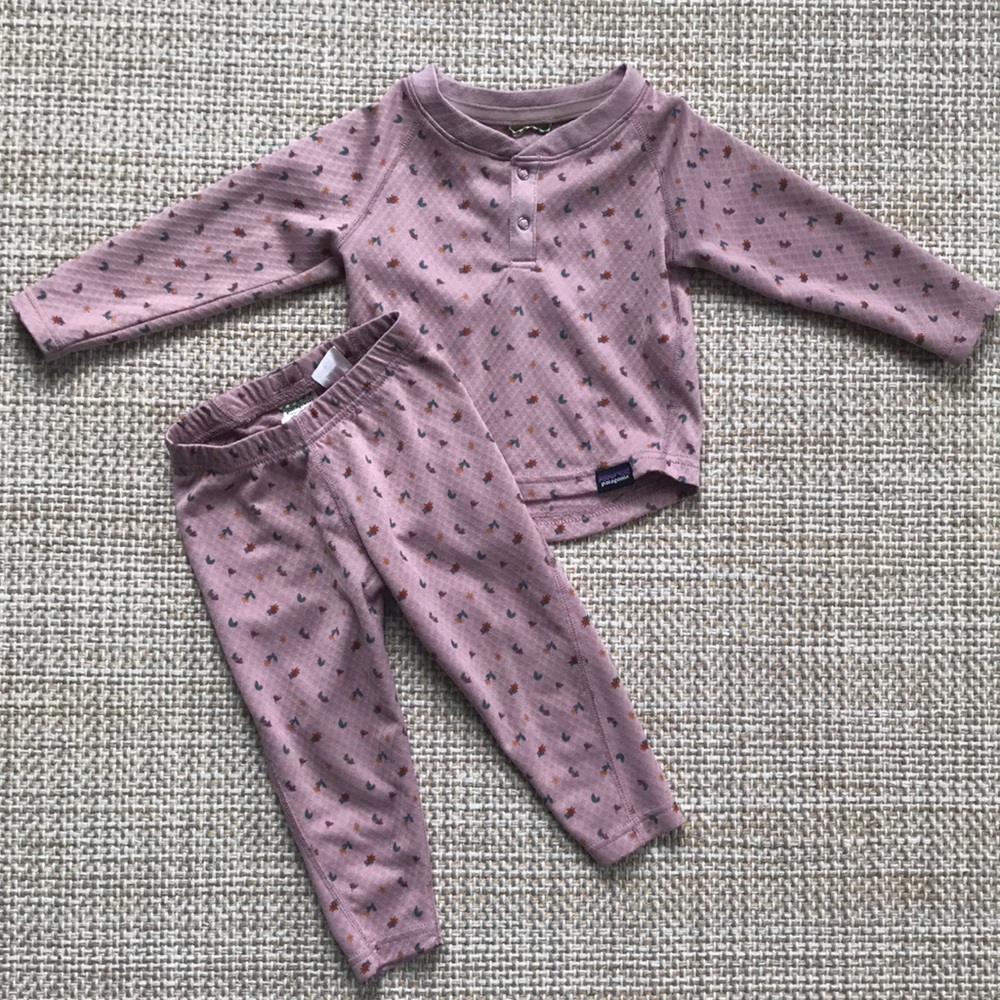 Patagonia Base Layer Set (size 6-12m)